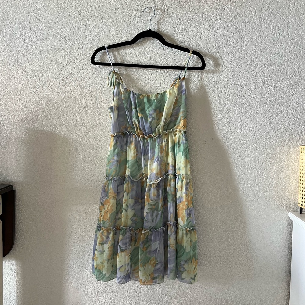 Floral Spaghetti Strap Dress